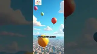 Learning Colors with Balloons 🎈🌈 | Fun Bedtime Story for Toddlers | Kids Color Learning Adventure