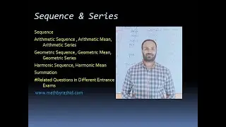 Sequence & Series.By Rashid Ayub