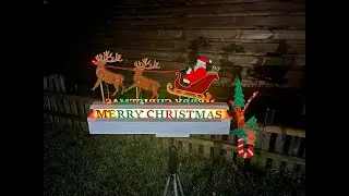 Whirligig Santa Claus Christmas (windmolen kerstman windspiel)