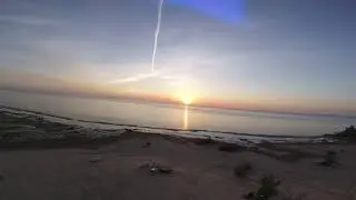 Epic sunset flights at silver lake sand dunes