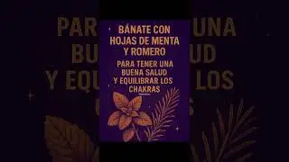 Ritual de limpieza energ&eacute;tica #ritualespoderosos #ritualespiritual #ritualdeprosperidad #universo