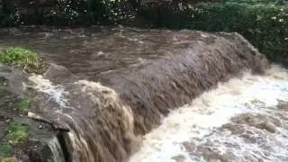 High water and flooding in Luddenden