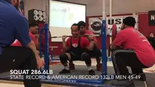 USPA 132LB/60KG men's 45-49 raw