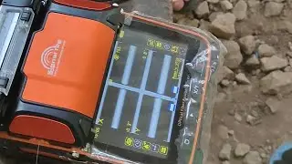 SPLICING 12CORE FIBER OPTIC CABLE/HOW TO SPLICE FIBER OPTIC CABLE #viral #fiberopticcable #tutorial