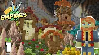 Empires 2: Я построил ПЕЩЕРНУЮ НАЧАЛЬНУЮ БАЗУ в Minecraft 1.19. Выживание. Давай поиграем (#1)