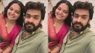 Prema Entha Madhuram Serial Heroine Varsha Husband Koushik Real Life Latest Photos