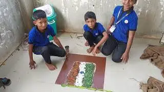 હર ઘર તિરંગા અંતર્ગત રંગોળી :2025-26