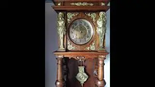 Balkonfreischwinger Wanduhr Pendeluhr Regulator antiques Clock Ur