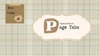 Schnelle Page Tabs und Flipthrough