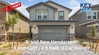 Brand New 3 Bedroom + Loft Home in Cadence &ndash; Henderson&rsquo;s Premier Master Plan!