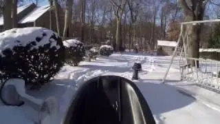 Not-So-Extreme Sports - Backyard Tobogganing (Winter 2017)