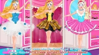 ♛ Super Barbie Ballerina -  Princess Barbie Girl Games