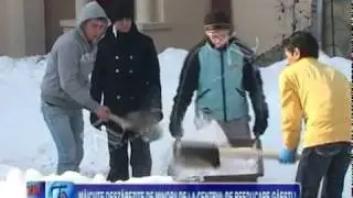 Măicuţe deszăpezite de minorii de la Centrul de Reeducare Găeşti !