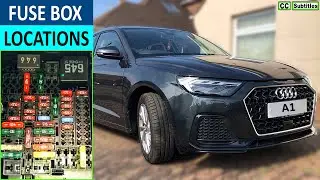 Audi A1 Sportback Fuse Box Locations and how to check Audi A1 Sportback Fuses