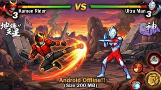 DOWNLOAD‼️ Kamen Rider vs Ultraman MUGEN Android Offline Game - Best Kamen Rider MUGEN APK