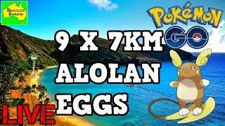 Pok&eacute;mon Go - 🔴LIVE HATCHING ALOLAN EGGS