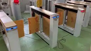 Door access control management fastlane turnstile optical turnstile gate