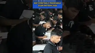 BSF  CONSTABLE TRADESMAN EXAM PATTERN 2025 #nda #army #army #trending