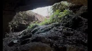 Going deep into a cave in Ocala Florida