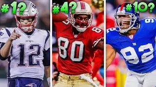 Ranking the Most ICONIC Jersey Numbers In NFL History
