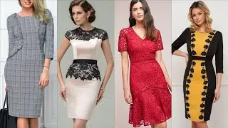 very pretty & fantasy patch lace 2 tone sheath mother of the Bride vintage style in winter 2023/24