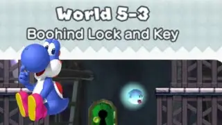 Super Mario Run 5-3 with blue Yoshi #mobilegaming #gaming #blue #commentary #action #running