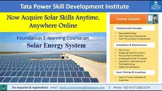 tata skill development programme,Tata power institute free course.