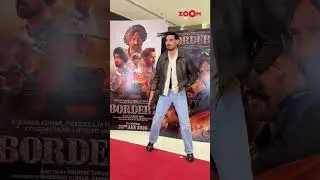 Ahan Shetty arrives in a casual look at Border 2 dinner bash #shorts #ahanshetty