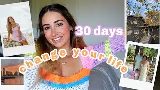 CHANGE YOUR LIFE IN 30 DAYS/5 tips ( I completed 90% of my vision board this year)