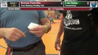 3245 Schoolboy 136 Nicholas Pavlechko Team Blackdog Wrestling Club vs Luke Healey Hammerhead 4139562