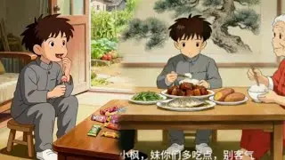 Going to uncle's house | so much candy| village life asmr | ai asmar|Vlog no 3| peaceful anime video
