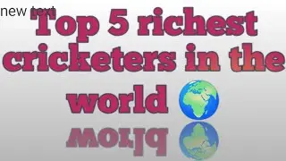 Top 5 richest cricketers in the world 2025 #cricket #icc #bcci #viratkohli #msdhoni #rickyponting