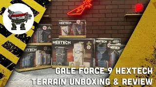 Battletech: Gale Force 9 HexTech Terrain Unboxing & Review