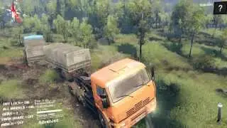 SpinTires (Off-Road Simulator) - E13 - We're Back and Already Stuck!