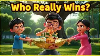 Panchatantra Twist! Kids Fight Over Chips & Learn a Big Lesson!
