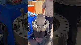 Stainless steel tube shrinking machine for plug-in use large diameter shrinking machine