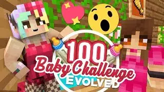 Minecraft 100 Baby Challenge EVOLVED // Ep 09: NEW VILLAGERS!