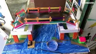 Smart bridge using arduino working model step by step ! Smart bridge school project how to make