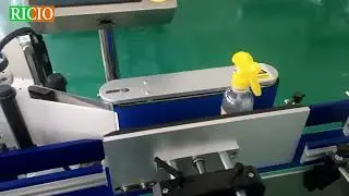 Fully Automatic Vertical Self Adhesive Round Bottle Labeling Machine OEM Labeling Speed 30～120b/m