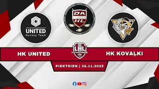 HK United vs HK Kovaļki 28.11.2025 / DAHL Čempionāts 2025_26
