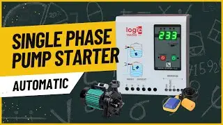 Single phase digital pump starter with water level controller #waterlevelcontroller #controlpanel