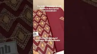 #78//*Brand Bareeze *Winter Luxury Collection 2021* Vol'21 Available in *Karandi* Fabrics 3pc!!