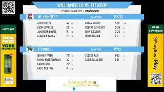 WDCU Western Championship One - Round 15 - Williamfield v Titwood