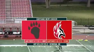 Carthage Men's Soccer vs. Lake Forest 2022_10_12