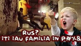 EȘTI RUS MĂ? SĂ-ȚI IAU FAMILIA-N P$#% - CS:GO moments #5
