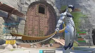 Overwatch The Most Dominant Genji Gameplay Ever By Korean Genji God WATER