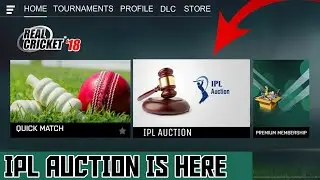 REAL CRICKET 18 IPL AUCTION UPDATE IS HERE !! RELEASING IN FEW DAYS !! NAUTILUS MOBILE