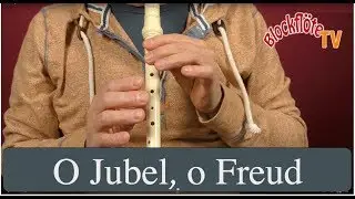 O Jubel, o Freud - Weihnachtslied für Blockflöte ohne Noten - Einfach Mitspielen!
