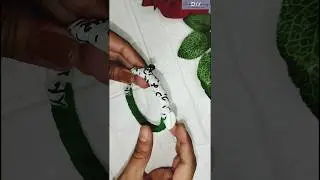 Simple Fabric Bangle😍 #shorts #youtubeshorts #diyjewellerybysuparna