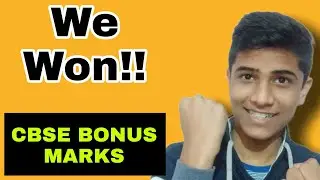 CBSE Bonus Marks on English Paper ll Class 10th ll We won!!